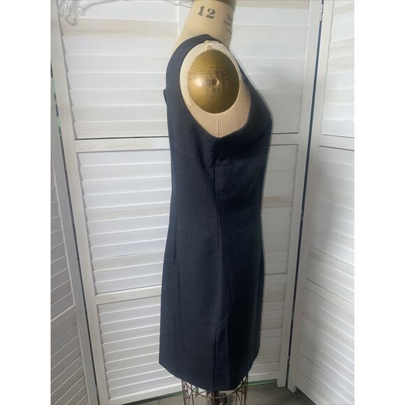 Vintage 80s Dawn Joy Fashions 2 Pc Pencil Dress Jacket Suit Set Gray Size 14 - Picture 6 of 8